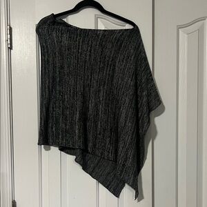 Elegant Black Gray Women's Top